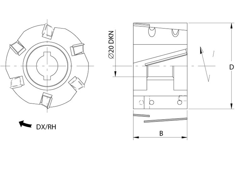 Cutterheads for biesse edgebanding machines
