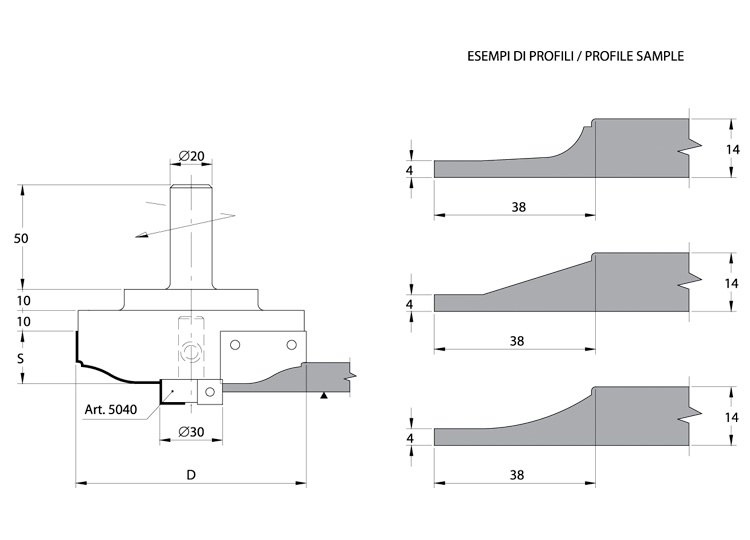 Cnc panel raising router cutter