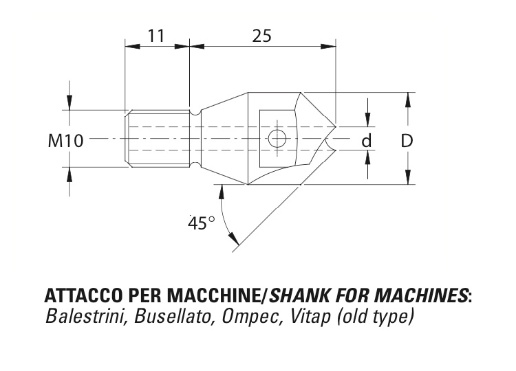 Countersink drill holder 