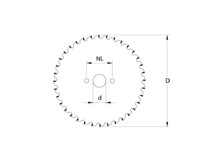 Panel sizing circular saw blade