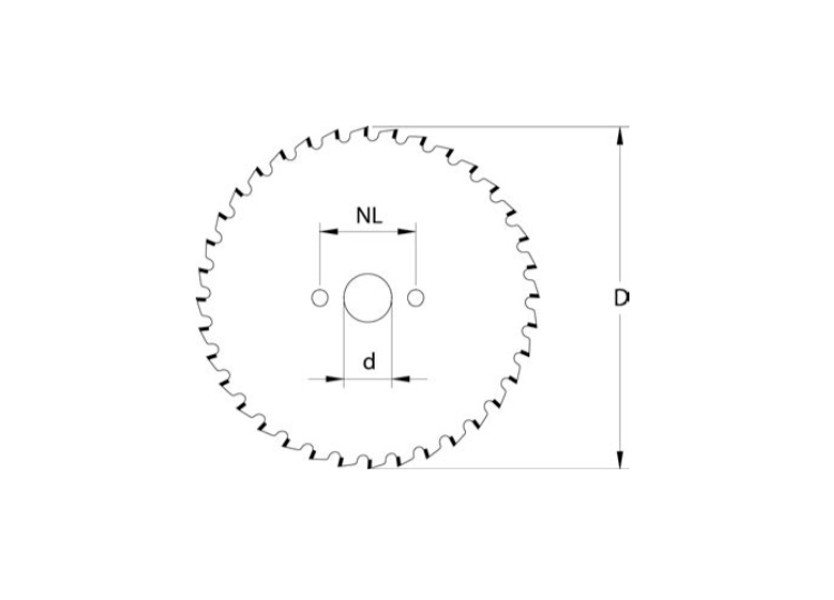 Circular saw balde for sandvich panels