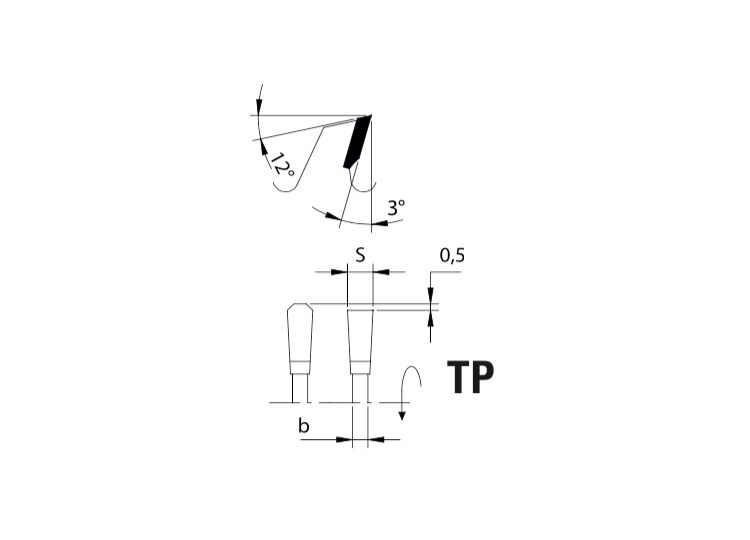 Circular saw balde for sandvich panels