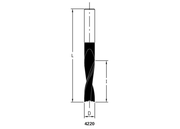 Solid hw spiral router cutters z=2 (finishing) bupdia coated 